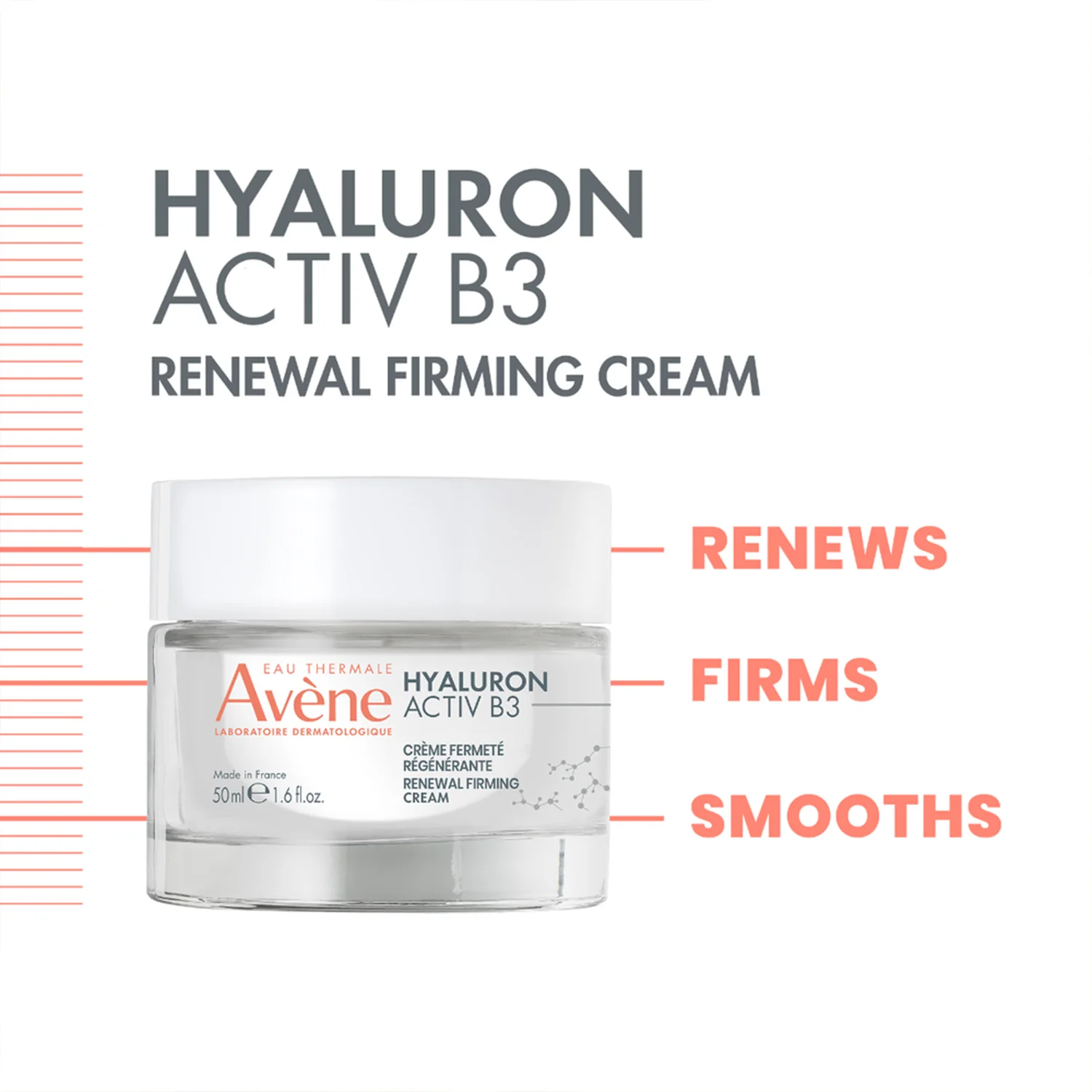 Avene Hyaluron Activ B3 Renewal Firming Cream - Image 2