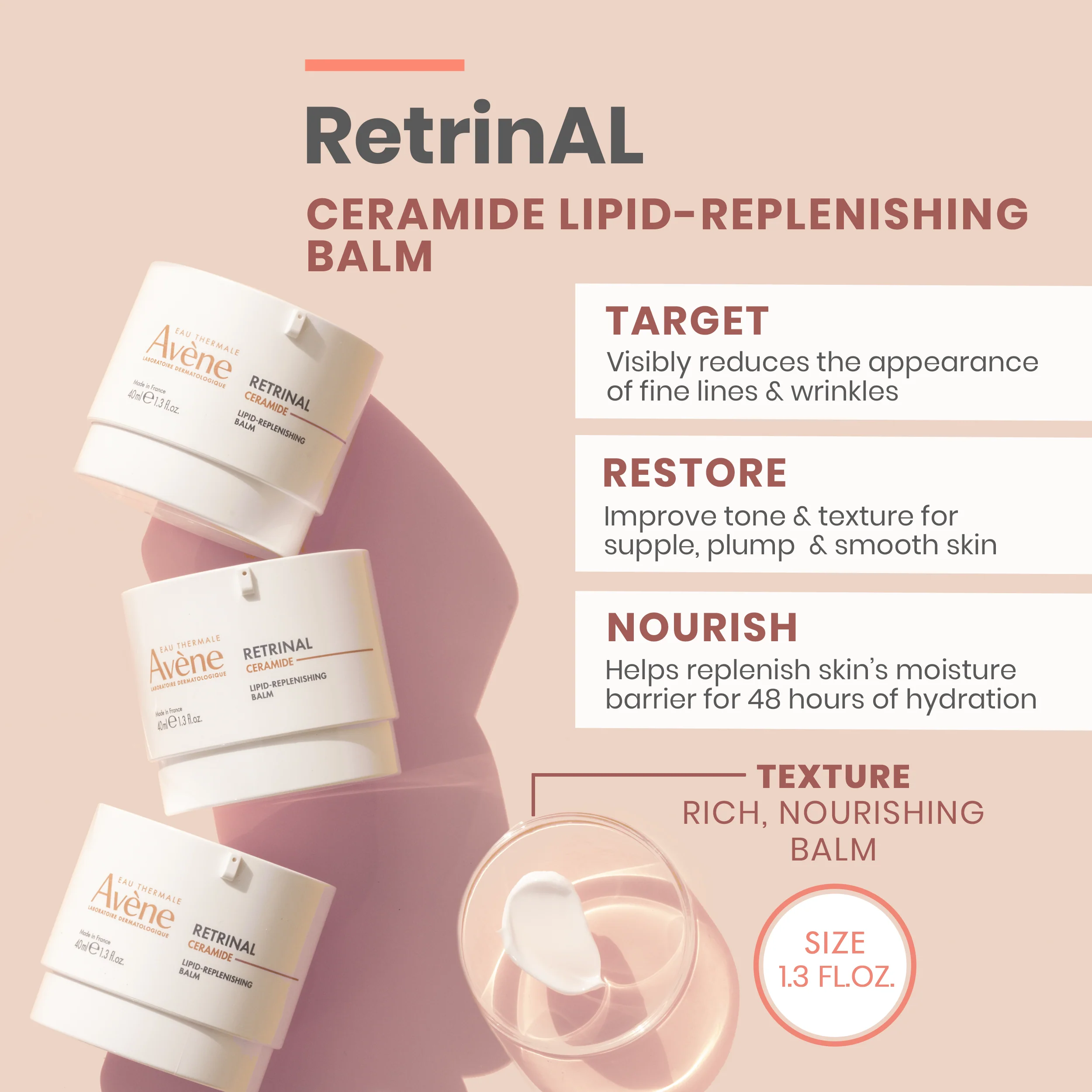 Avene RetrinAL CERAMIDE Lipid-Replenishing Balm - Image 2