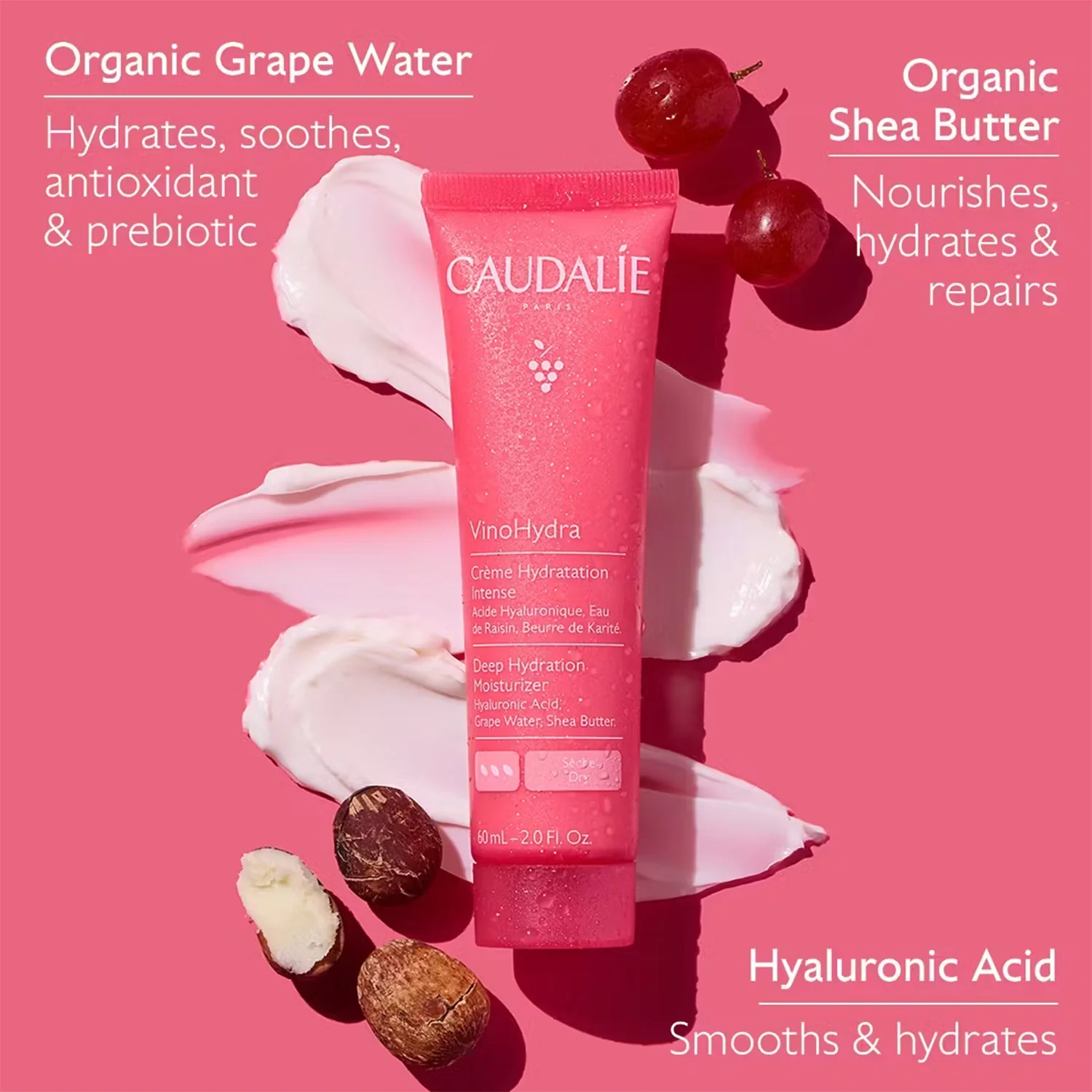 Caudalie VinoHydra Deep Hydration Moisturizer - Image 2