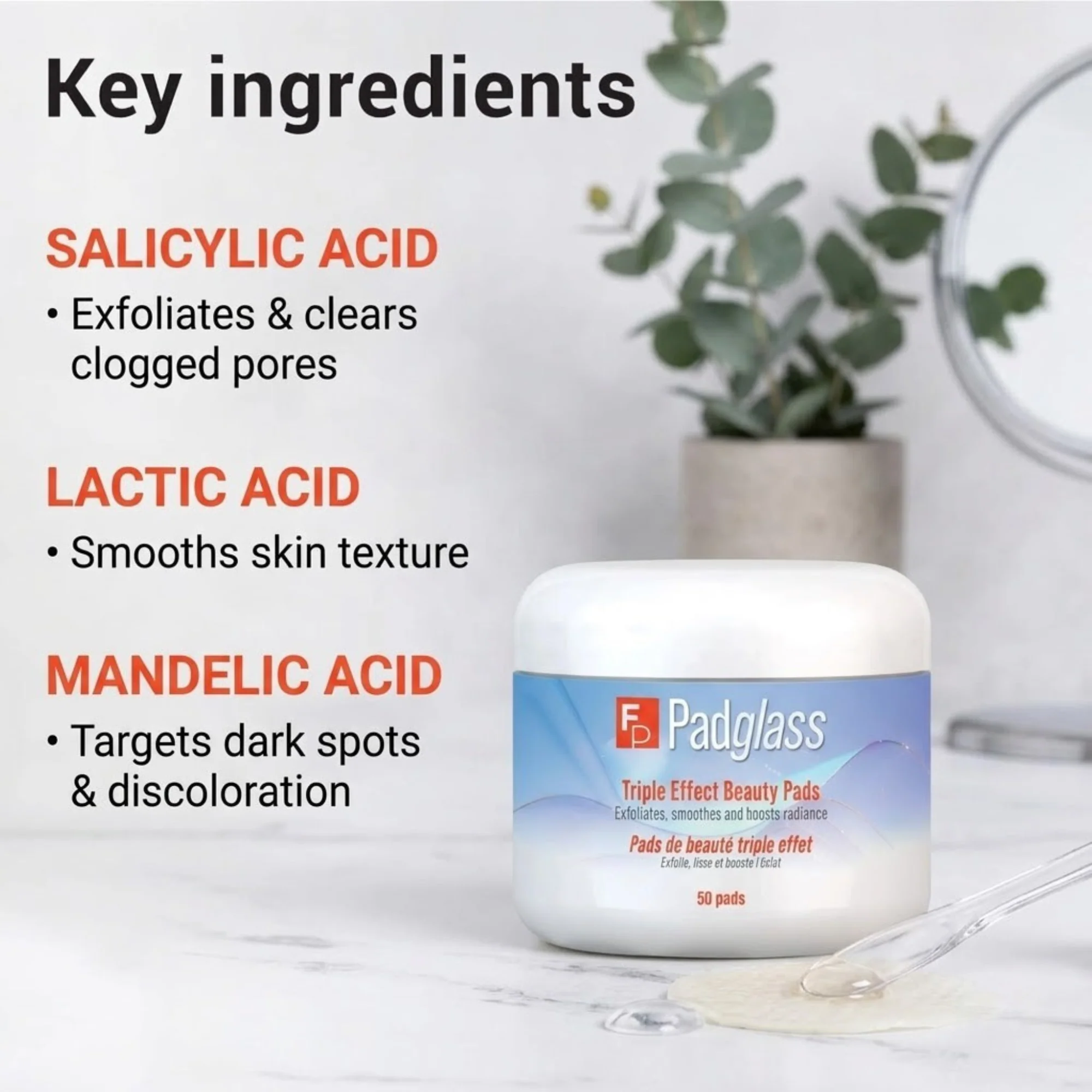 FrenchPharmacy Padglass Bright Beauty Peeling Pads - Image 3