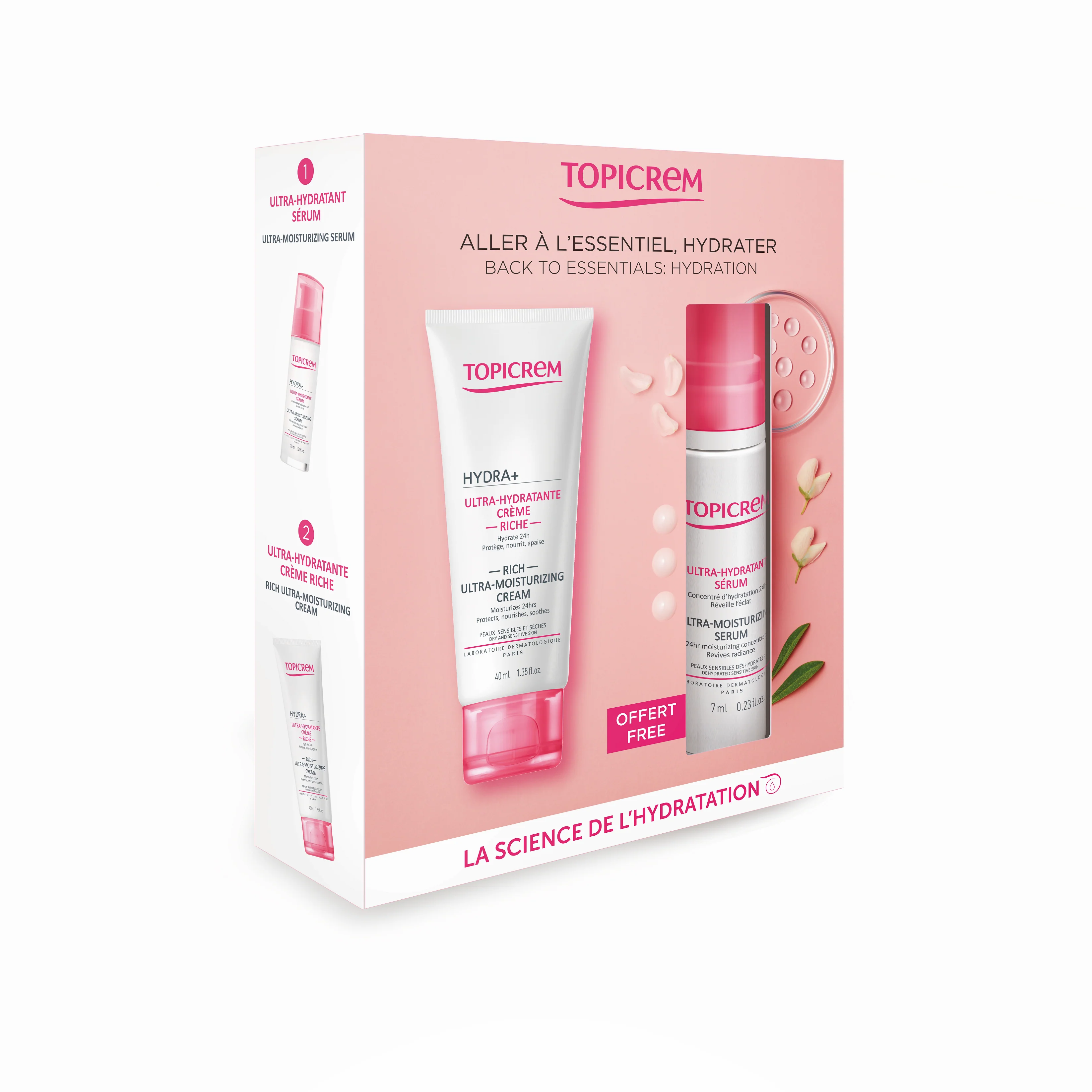 Topicrem Bundle Hydra Cream+ Hydra Serum
